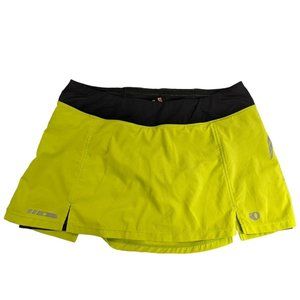 Pearl Izumi Skort Lime Green/Black Athletic Size Large